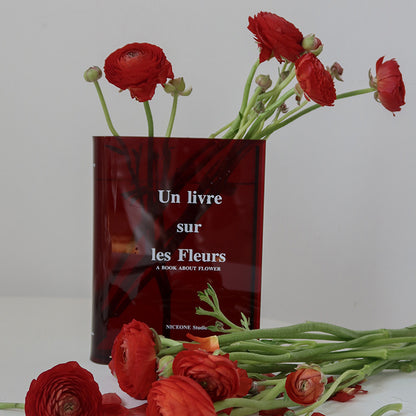 Acrylic Flower Transparent Vase