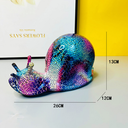 Colorful snail animal resin handicraft ornaments