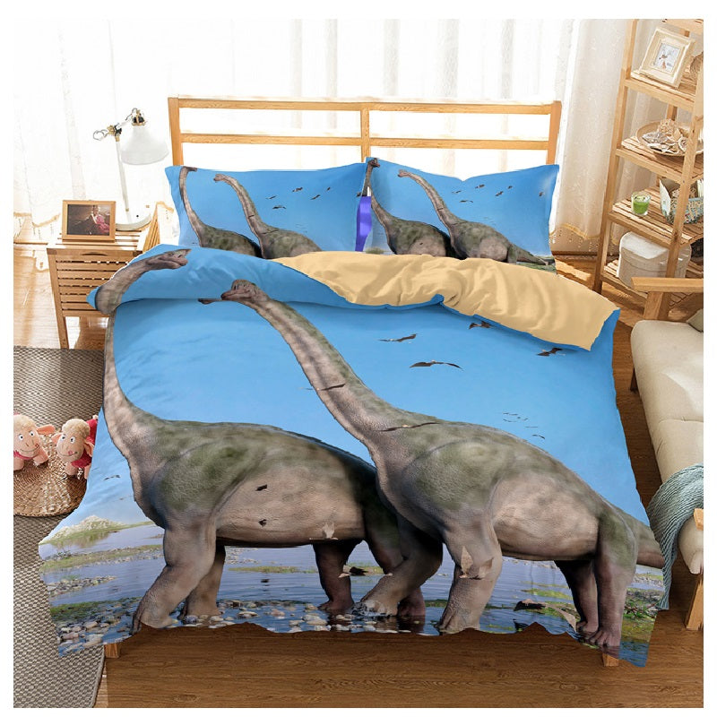dinosaur patterns bedding set