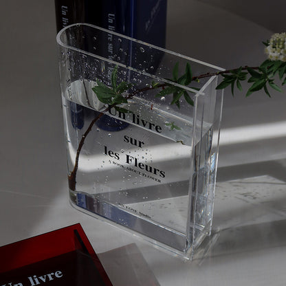 Acrylic Flower Transparent Vase