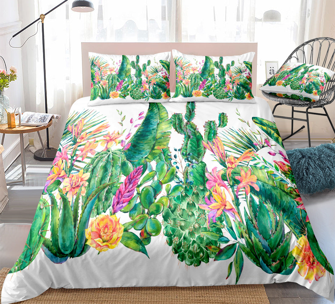 cactus succulent bedding set- multistyles