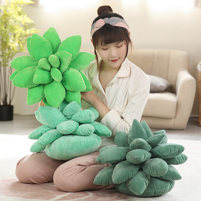 succulent plant pillow plush cushions