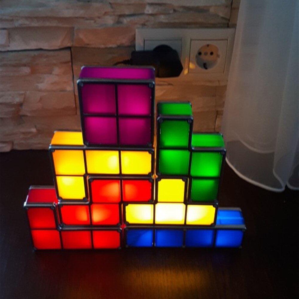 tetris 3d night lamp