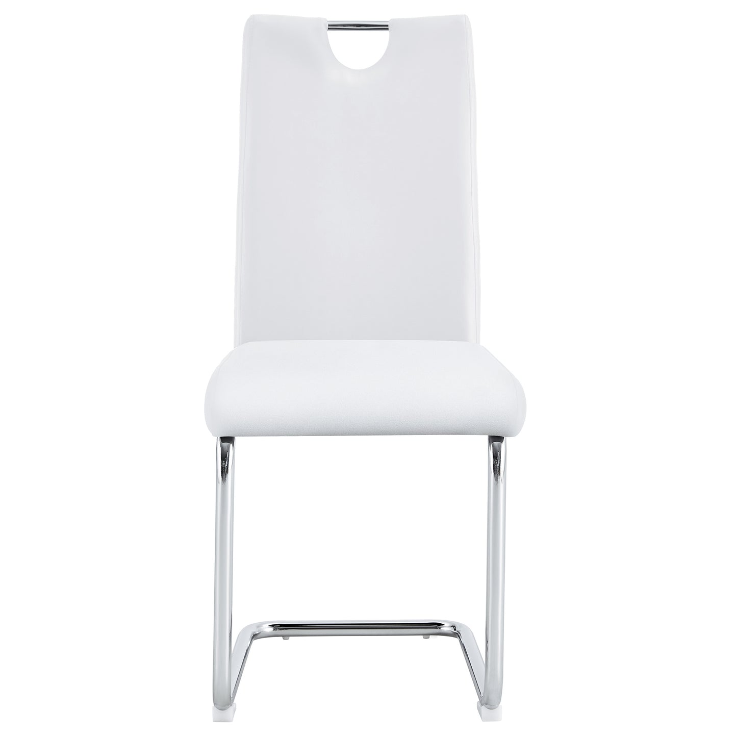 modern dining chairs set of 4, white