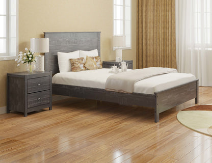 Albany 3 Piece Queen Bed Set, Grey