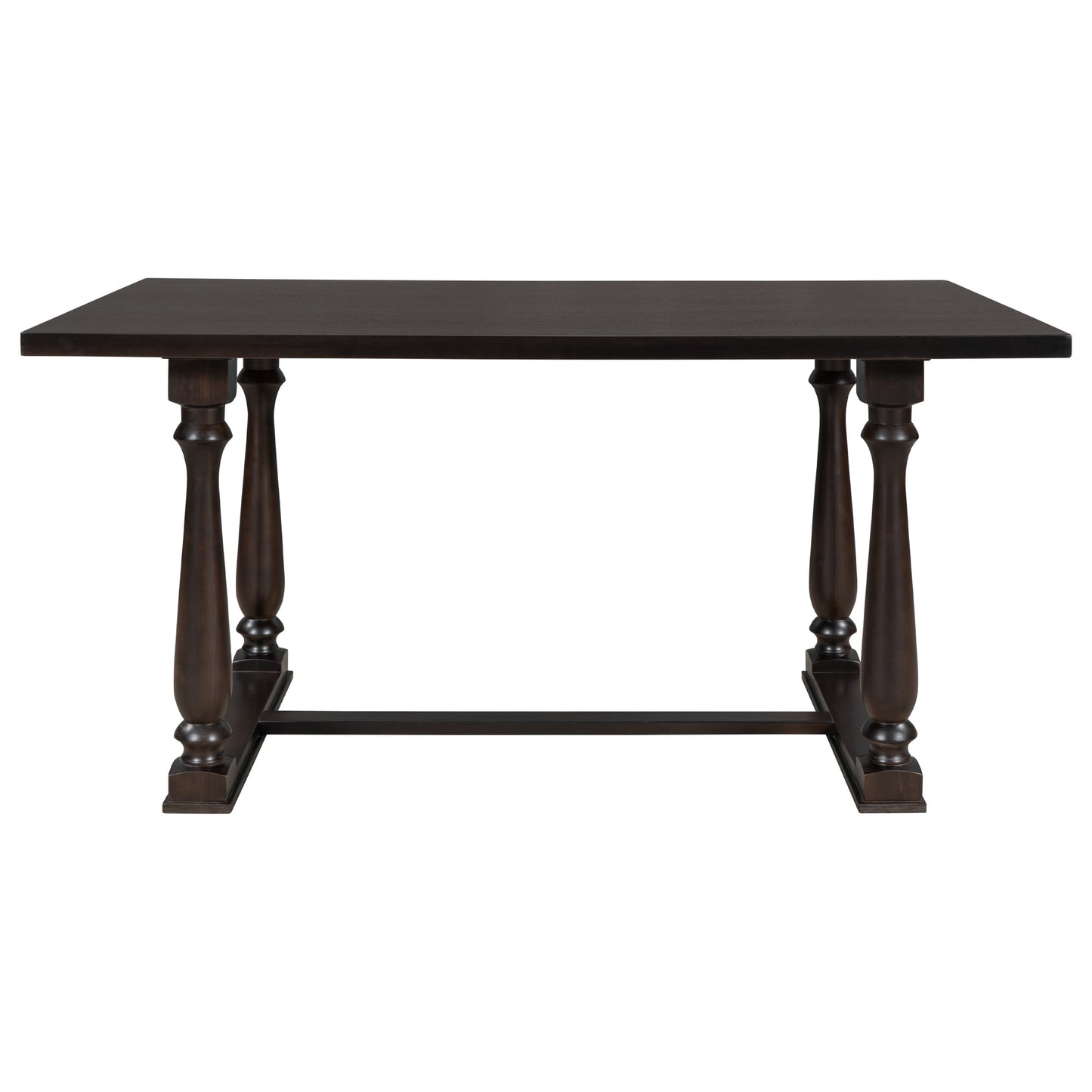 upholstered 6-piece dining table set