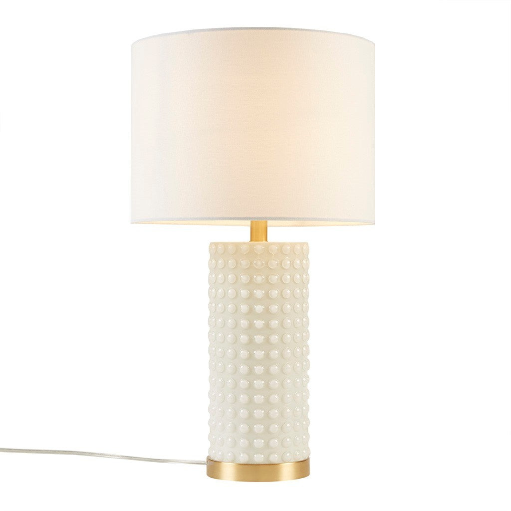 textured dot table lamp