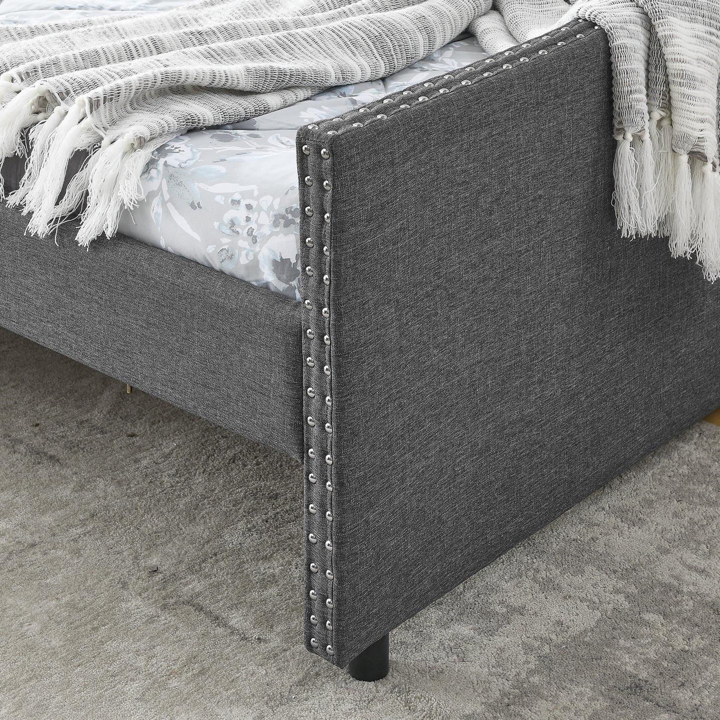 morgan upholstered daybed/sofa bed with drawers
