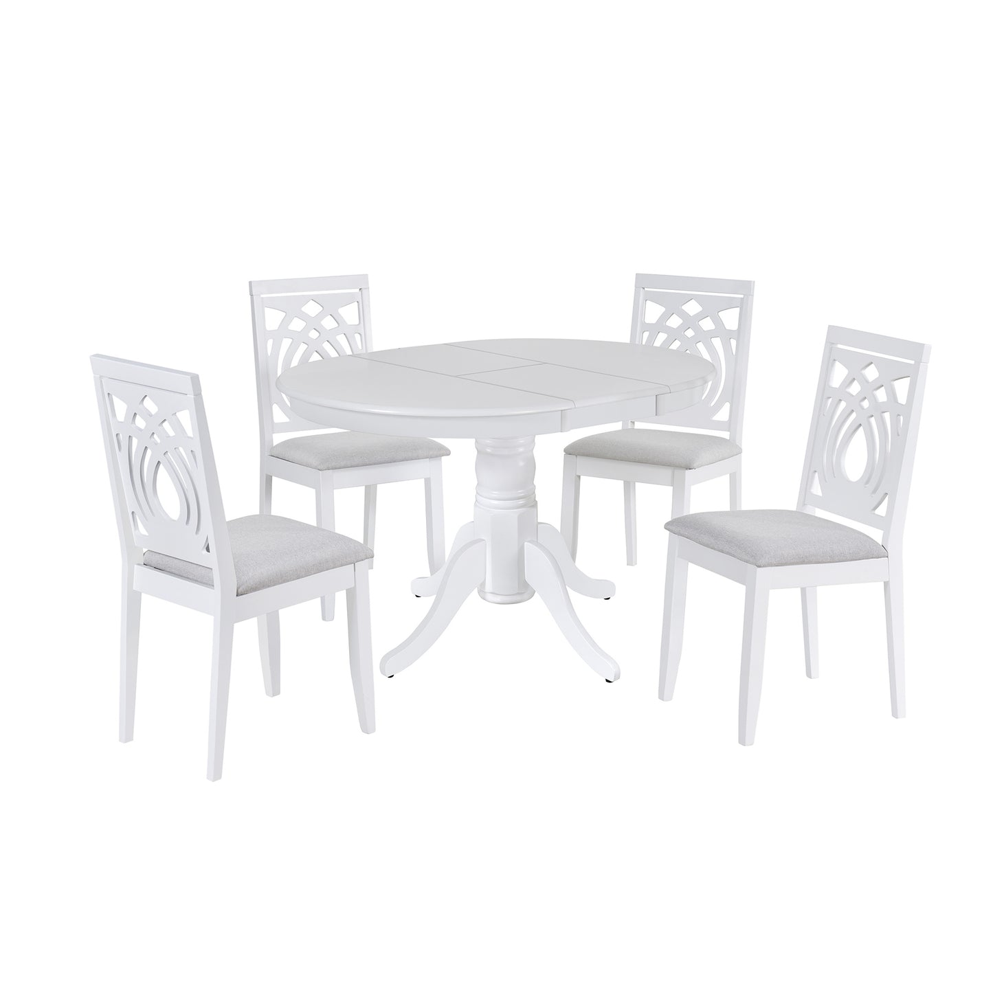 mid-century 5-piece dining table set