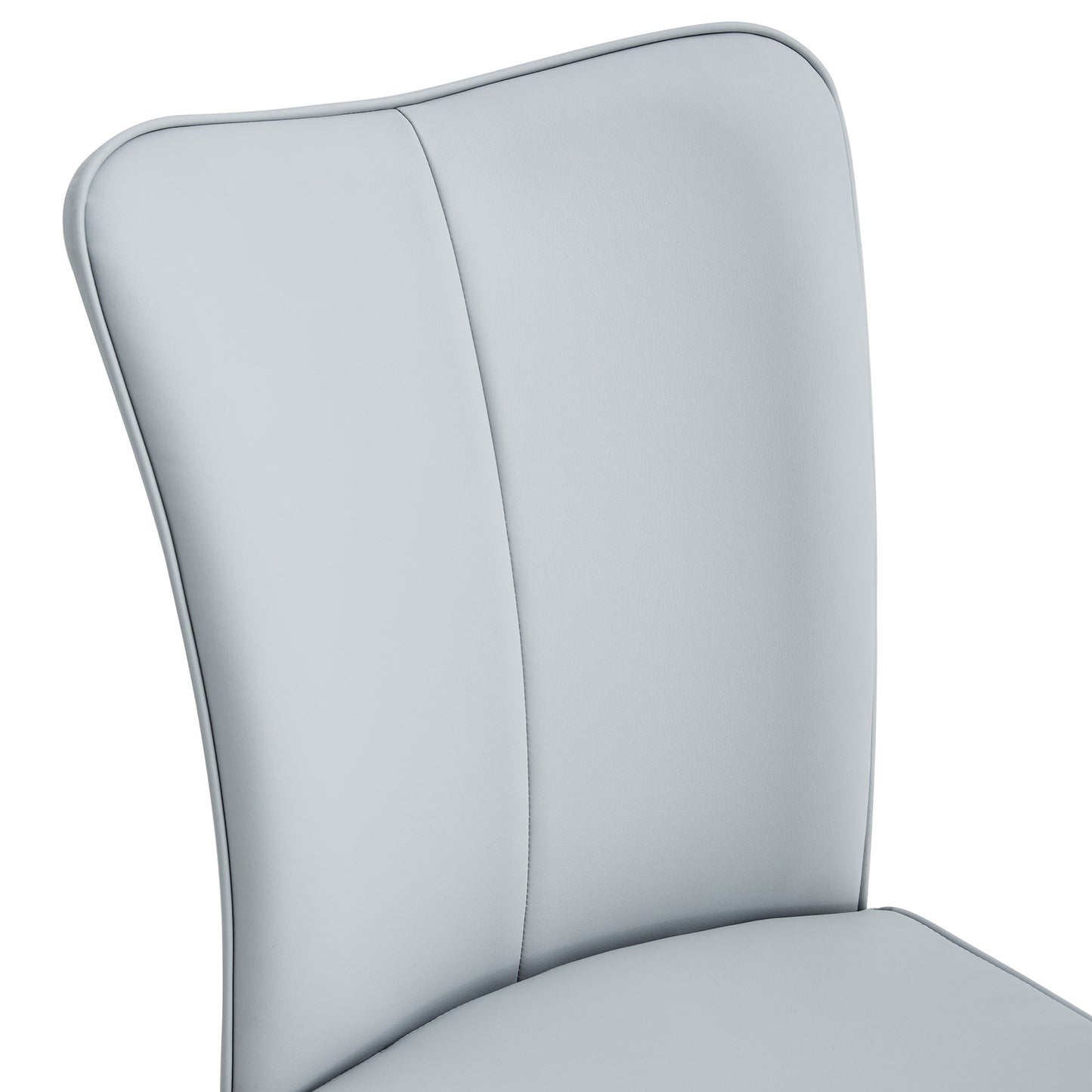 modern leather dining chairs set of 4 chairs, white