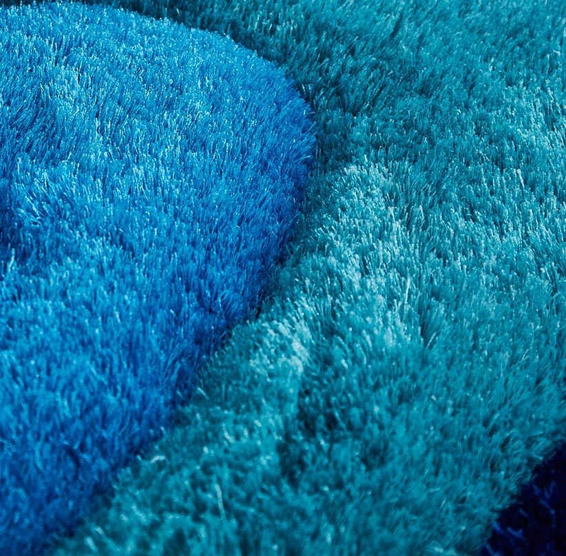 "3d shaggy" hand tufted area rug