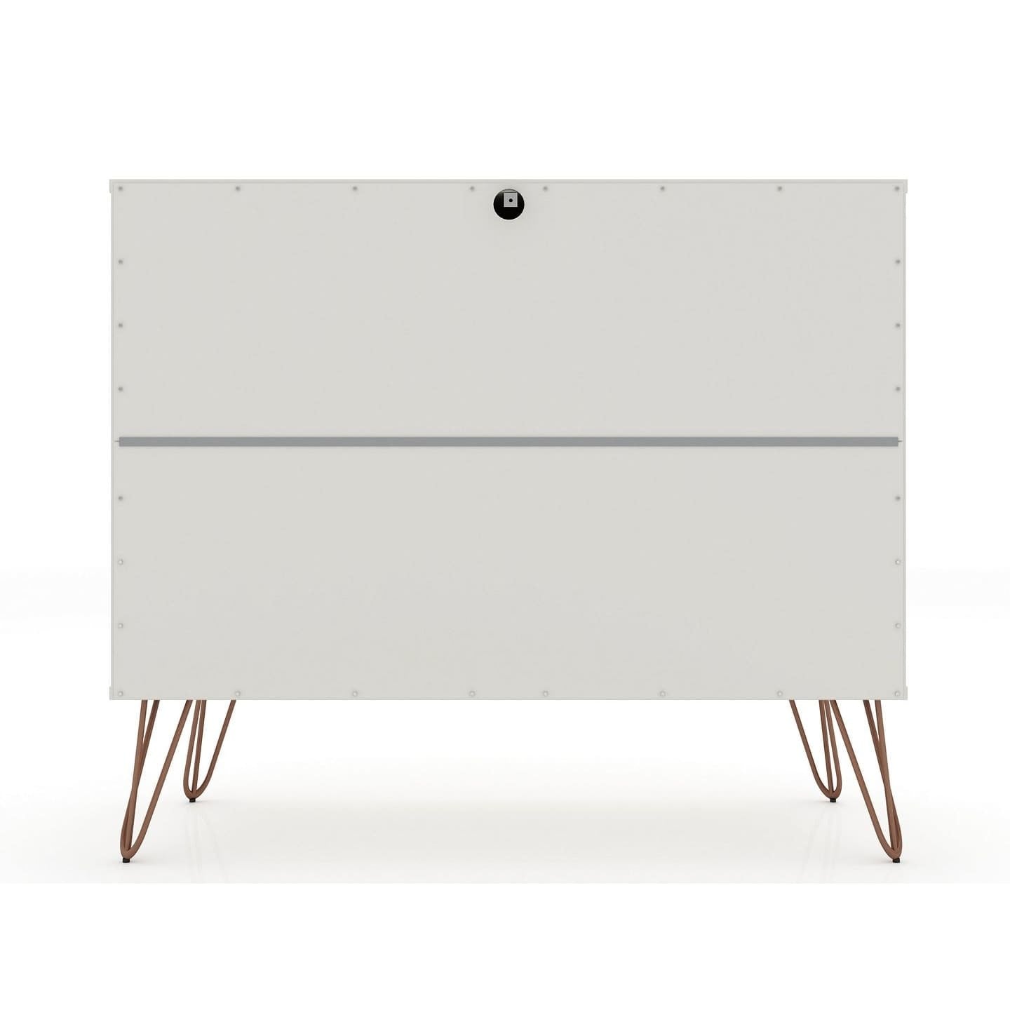 manhattan comfort rockefeller mid-century- modern dresser with 3-drawers in
