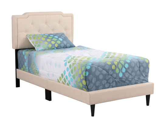 Deb Twin Bed- All in One Box , BEIGE