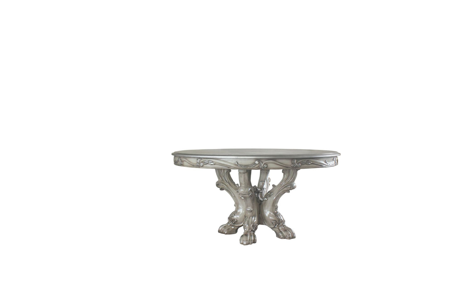 acme dresden dining table (round), vintage bone white