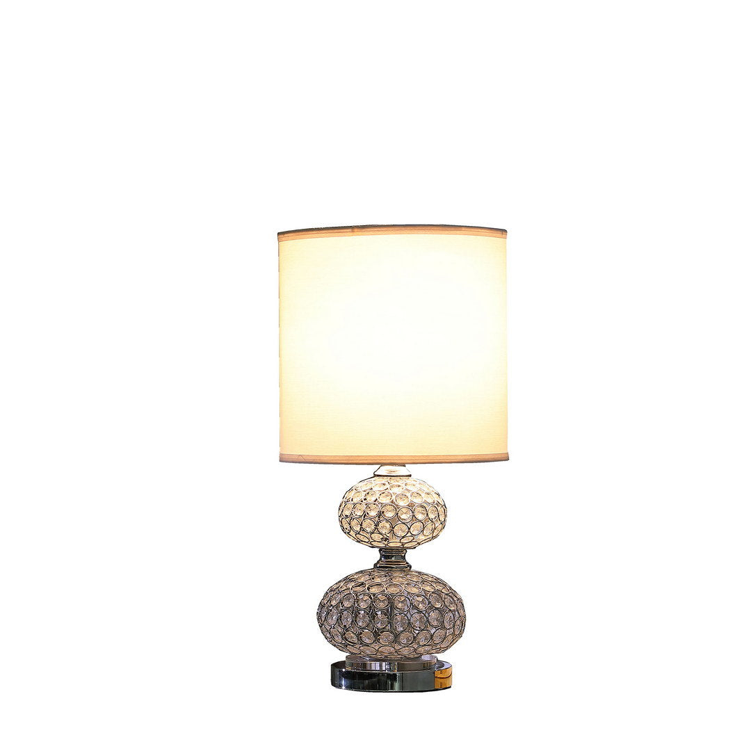 24" mod crystal inspired retro table lamp