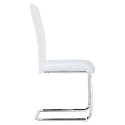 Modern Dining Chairs Set of 4, White