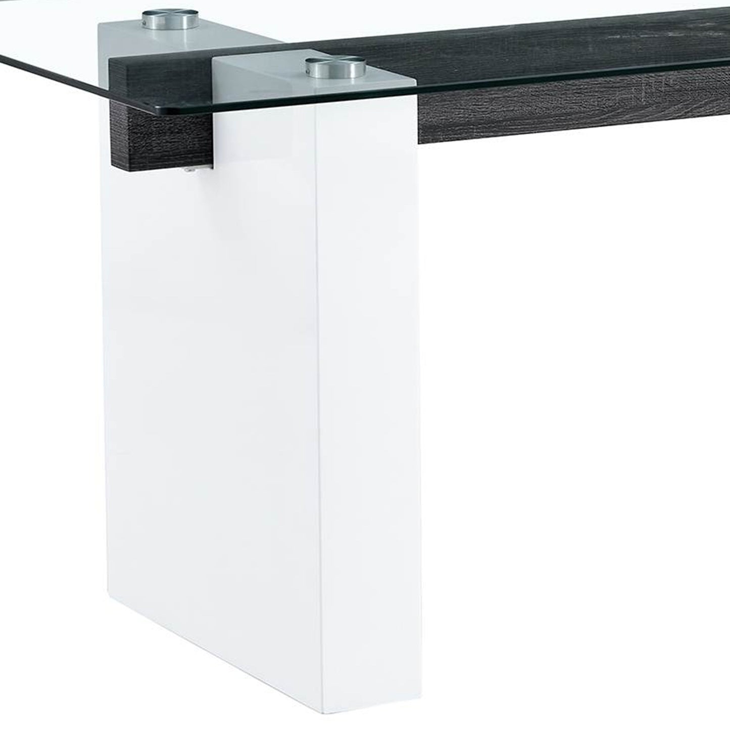 danny rectangular glass table