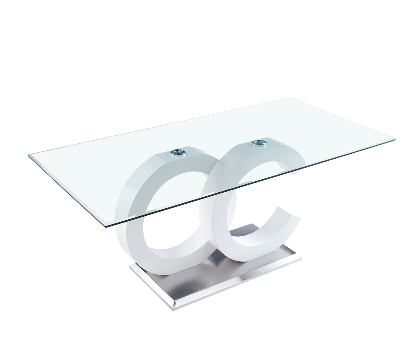 mdf #2 dining table - tempered glass