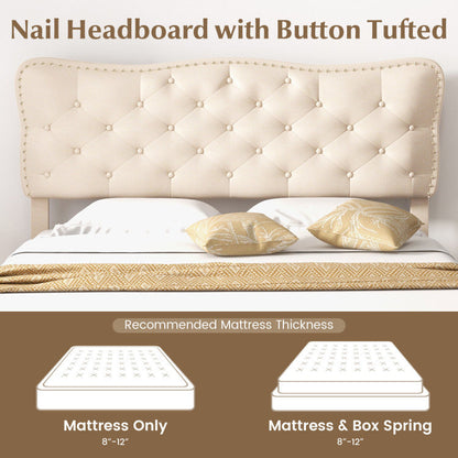 Nae Tufted Upholstered Bed
