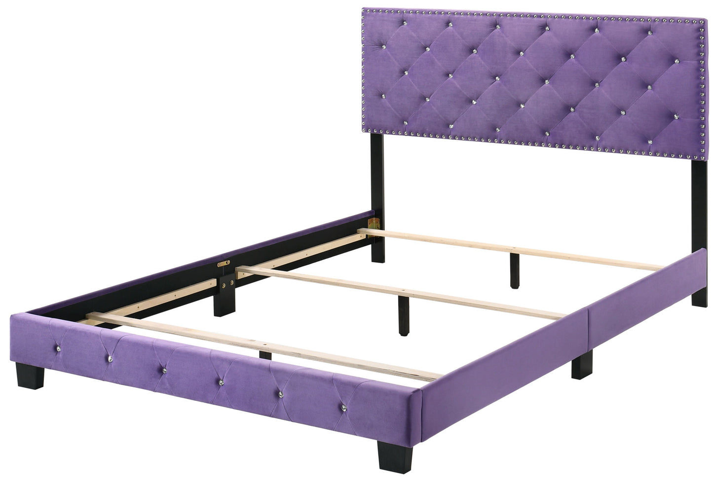 suffolk  queen bed , purple